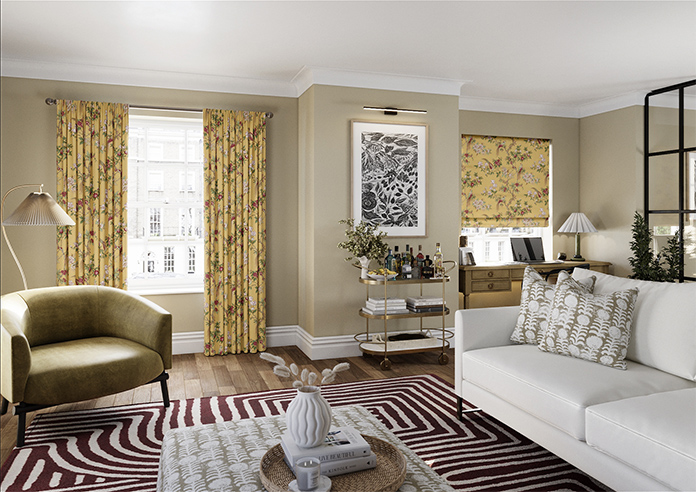 Orientalis, Saffron - Made to Measure Curtains - Image 7